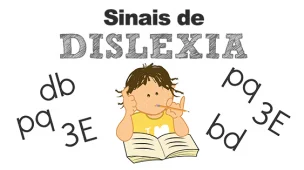 sinais de dislexia